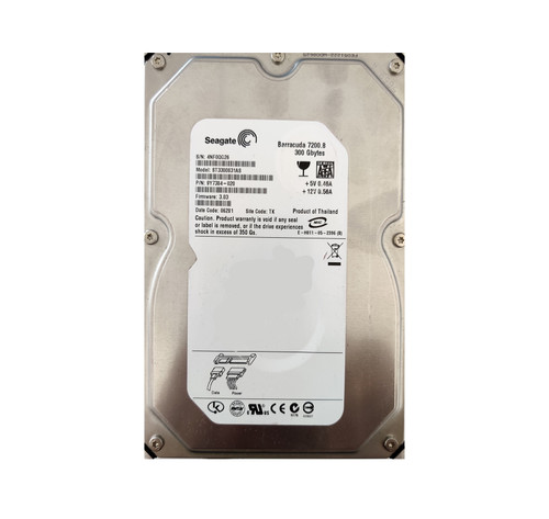 9Y7384-020 - Seagate 300GB 7200RPM SATA 1.5Gb/s 8MB 3.5" HDD