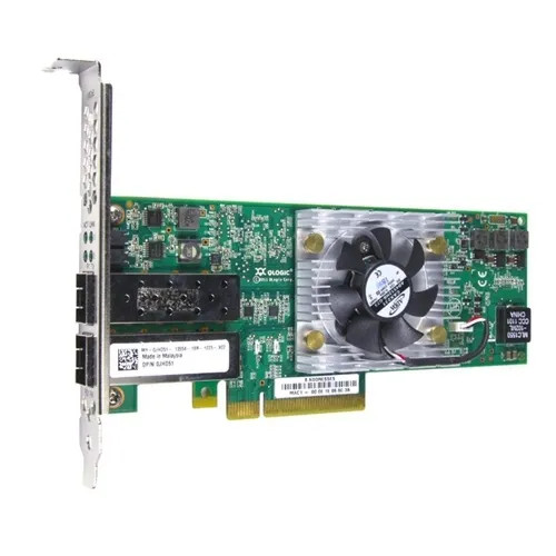 406-BBDJ - Dell Dual Port 10GbE SFP+ FCoE Network Adapter