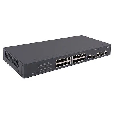 JD314A - HP 16-Port 10/100 + 2 SFP Layer 2 Managed Switch