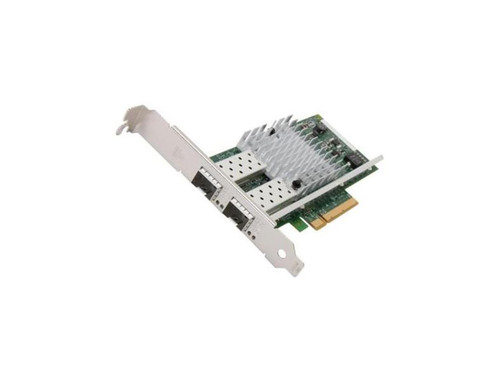 D7N7W - Dell Intel X520-DA2 2 x Ports 10GbE SFP+ Ethernet PCI Express 2.0 x8 Converged Server Network Adapter