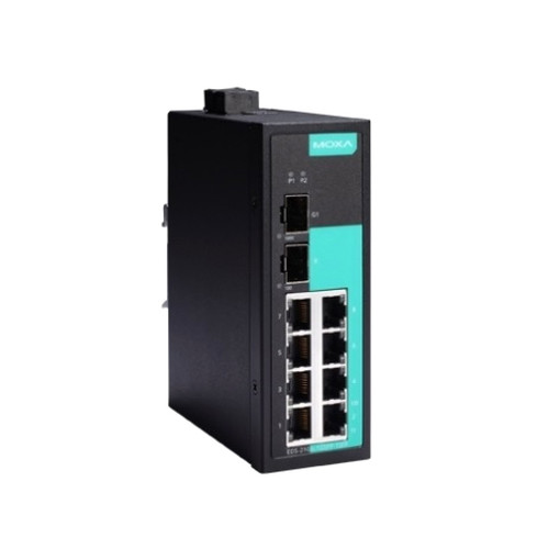 EDS-210A-1GSFP-1SFP - Moxa 10-Port Gigabit 1GSFP 1SFP 8 FastEthernet Switch