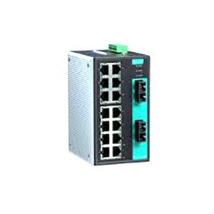 EDS-316-MM-SC - Moxa 16-Port Industrial Unmanaged Ethernet Switch
