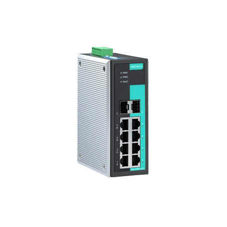 EDS-G308-2SFP - Moxa 6-Port Gigabit 2 SFP Combo Unmanaged Switch