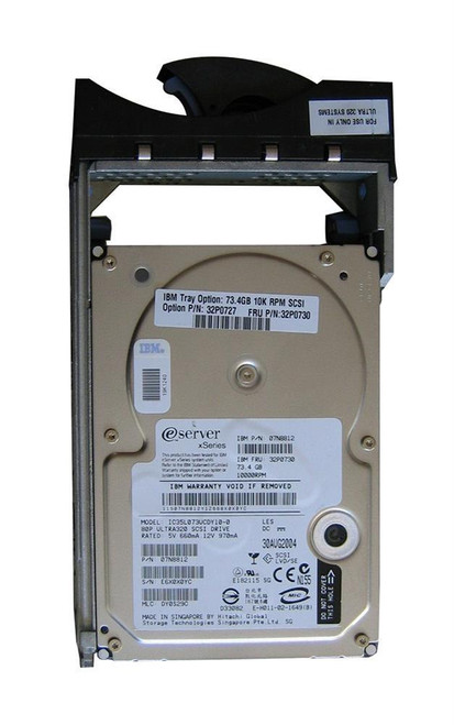07N8812 - IBM 73.4GB 10000RPM Ultra-320 SCSI 3.5" HDD