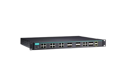 ICS-G7826A-8GSFP-4GTXSFP-2XG-HV-HV - Moxa 24-Port Gigabit 2-Port 10GbE Layer 3 Switch