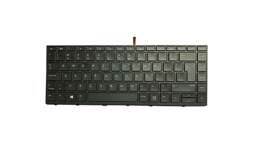 L01071-161 - HP High Quality with Silver Frame Replacement Keyboard US UK FR GR Silver