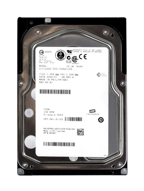 ODC961 - Dell 73GB 15000RPM Ultra-320 SCSI 3.5" Hot Swap HDD