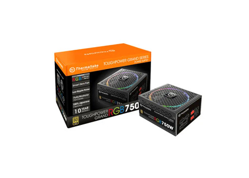 PS-TPG-0750FPCGEU-R - Thermaltake 750W 80-Plus Gold ATX12V/EPS12V Power Supply
