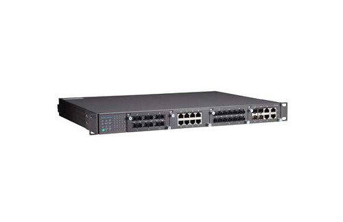 PT-7728-F-24-24 - Moxa 24-Port 100Mbps 4-Port Gigabit Modular Ethernet Switch