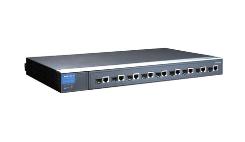 PT-G7509-F-48 - Moxa 9-Port Gigabit Managed IEC 61850-3 Network Switch