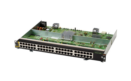 R0X38C - HP HPE Aruba 6400 48 x Ports 4 x Ports PoE 1000Base-T RJ-45 Connector LAN Expansion Module