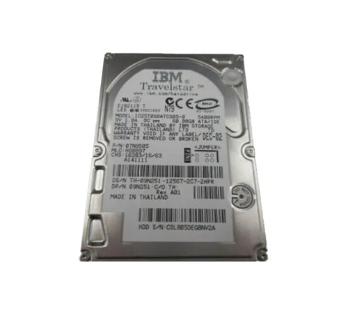 07N9505 - IBM 60GB 5400RPM 2.5" IDE HDD