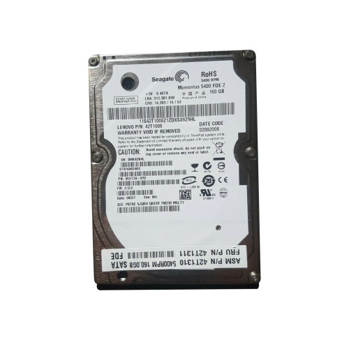 ST9160824AS - Seagate 160GB 5400RPM SATA 2.5" HDD