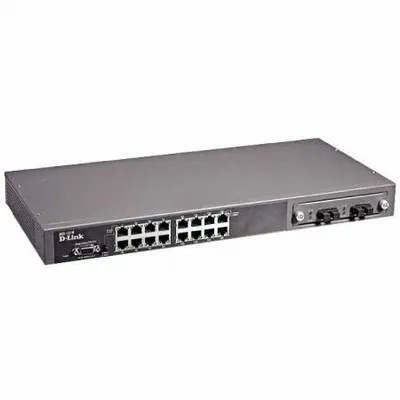 DES-1218R - D-LINK 18-Port 10/100 2-Port Gigabit Network Switch