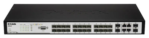 DES-3200-28F - D-LINK 24-Port SFP 4 Combo Gigabit Layer 2 Switch