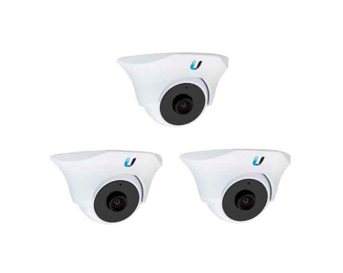 UVC-Dome-3 - Ubiquiti UniFi 720p Indoor Dome Video Camera with IR LEDs 3-Pack