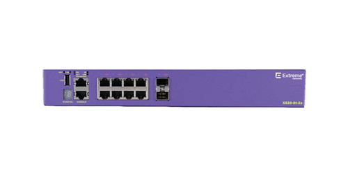 X620-8t-2x - Extreme Networks ExtremeSwitching X620 Series 8 100Mb/1Gb/10GBASE-T with EEE Switch with 2-port SFP+