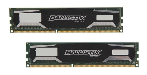 BLS2KIT8G3D1609DS1S0 - Crucial 16GB Kit 2x8GB DDR3-1600MHz PC3-12800 Non-ECC Unbuffered CL11 240-Pin DIMM 1.35V Low Voltage Memory