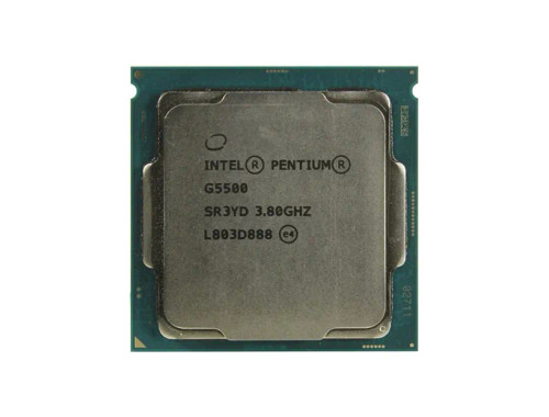 BX80684G5500 - Intel Pentium Gold 3.80GHz Dual-Core LGA1151 Processor
