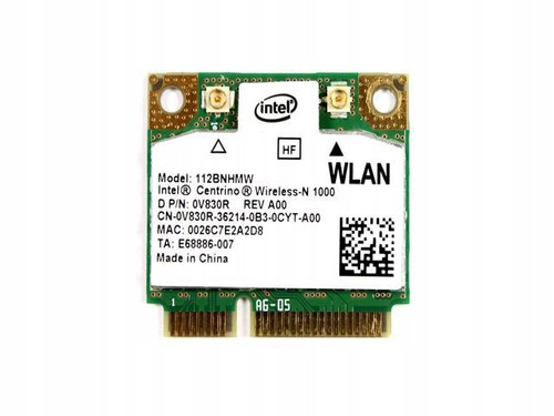 V830R - Dell 300Mbps Mini-PCIe Wireless Network Card