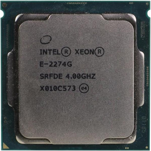 Intel Xeon E-2274G Quad Core 4.00 GHz CPU for Servers FCLGA1151 - SRFDE