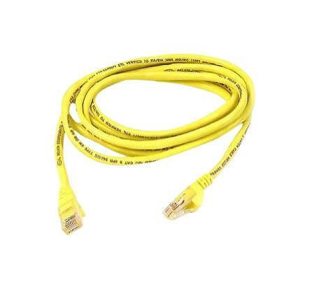 A3L980B01M-YLWS - BELKIN 1M Category 6 UTP Yellow Patch Cable