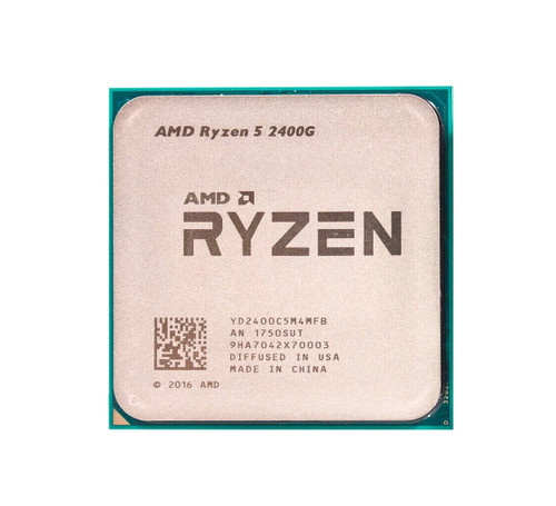 YD2400C5FBMPK - AMD Ryzen 5 2400G Quad-core 4 Core 3.6GHz 4MB L3 Cache Socket AM4 Processor