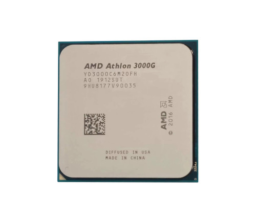 YD3000C6FHMPK - AMD Athlon 3000G Dual-core 2 Core 3.5GHz 4MB L3 Cache Socket AM4 Processor