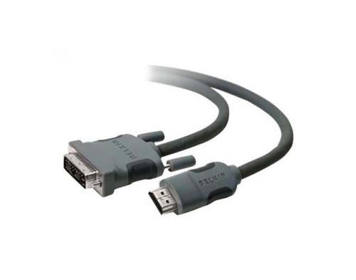 F3Y005BT1.8M - Belkin Black HDMI DVI-D M/M 1.8m HDMI Type A Standard Adapter Cable