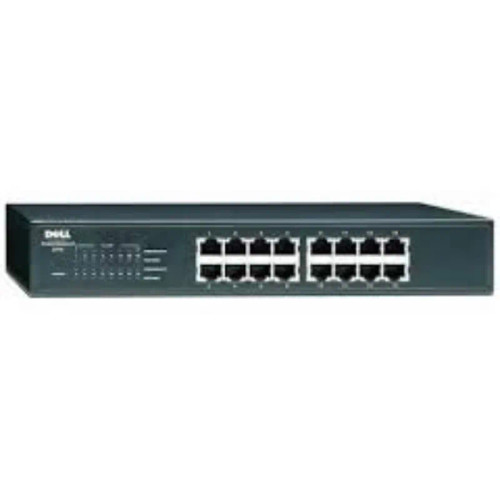 WJ568 - Dell 16-Port 10/100 1U Fast Ethernet Network Switch