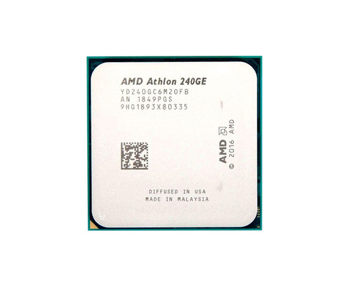 YD240GC6FBBOX - AMD Athlon 240GE Dual-core 2 Core 3.5GHz 4MB L3 Cache Socket AM4 Processor