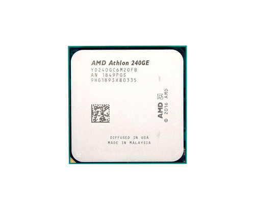 YD240GC6M2OFB - AMD Athlon 240GE Dual-core 2 Core 3.5GHz 4MB L3 Cache Socket AM4 Processor
