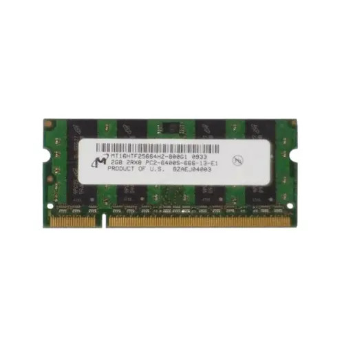 MT16HTF25664HZ-800G1 - MICRON 2GB DDR2-800MHz PC2-6400 CL6 200-Pin SoDIMM