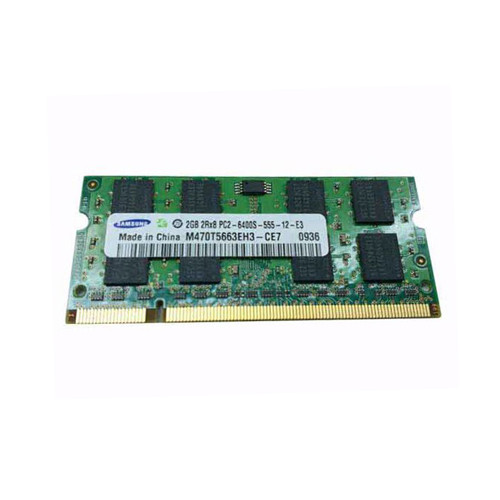M470T5663EH3-CE7 - Samsung 2GB DDR2-800MHz PC2-6400 CL5 200-Pin SoDIMM