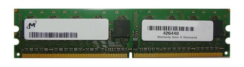 MT18HTF12872AZ-667G1 - Micron 1GB DDR2-667MHz PC2-5300 ECC Unbuffered CL5 240-Pin DIMM Dual Rank Memory Module
