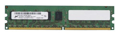 MT18HTF12872AZ-80E - Micron 1GB DDR2-800MHz PC2-6400 ECC Unbuffered CL5 240-Pin DIMM Dual Rank Memory Module