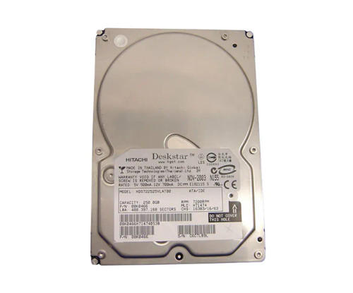 08K0466 - Hitachi 250GB 7200RPM ATA-100 8MB 3.5" HDD