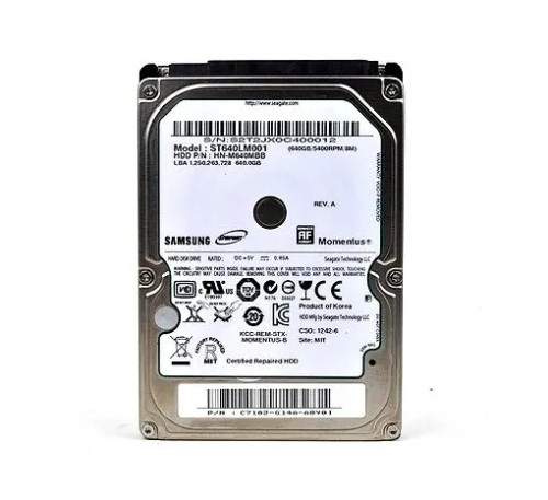 ST640LM001 - Seagate 640GB 5400RPM SATA 2.5" Laptop HDD