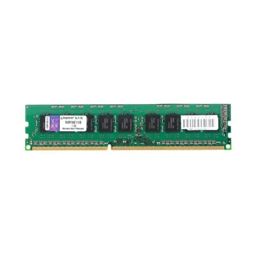 KVR16E11/8 - Kingston 8GB DDR3-1600MHz PC3-12800 ECC Unbuffered CL11 240-Pin DIMM 1.35V Low Voltage Memory Module
