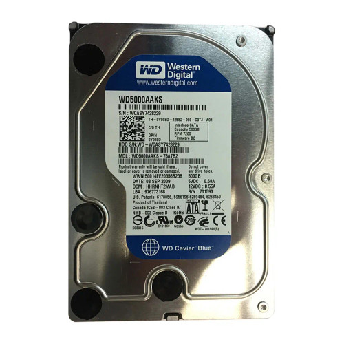 Y098D - Dell 500GB 7200RPM SATA 3.5" HDD