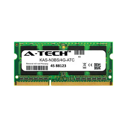 KAS-N3BS/4G - Kingston Technology 4GB DDR3-1333MHz PC3-10600 CL9 204-Pin SoDIMM