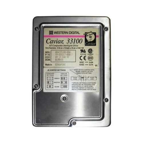 AC33100 - Western Digital 3.1GB 5200RPM EIDE 3.5" HDD