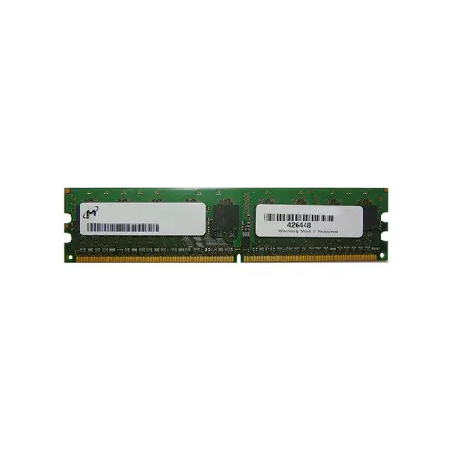 MT9HTF6472AY-800F1 - Micron 512MB DDR2-800MHz PC2-6400 ECC Unbuffered CL6 240-Pin DIMM Single Rank Memory Module