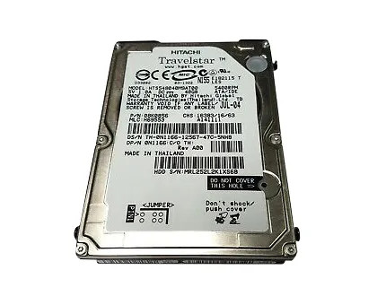 K3162 - Dell 60GB 5400RPM IDE/ATA 2.5" HDD
