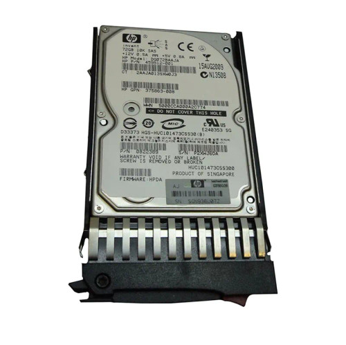 HP DG072BAAJA 73GB 10000RPM SAS 3GB/s 2.5Hard Drive