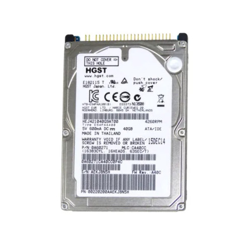 HEJ421040G9AT00 - HGST 40GB 4260RPM 2.5" IDE HDD