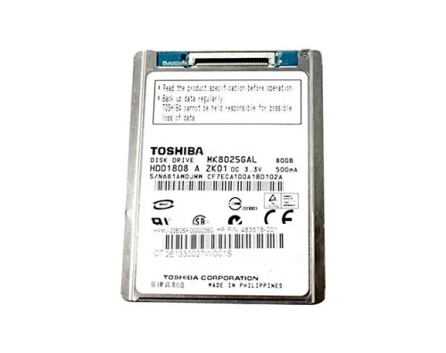 HDD1808 - TOSHIBA 80GB 4200RPM IDE 1.8" HDD