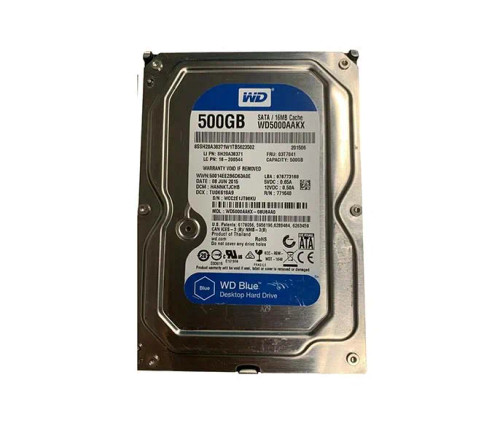 WD5000AAKX-08U6AA0 - Western Digital 500GB 7200RPM SATA 6Gb/s 16MB 3.5" HDD