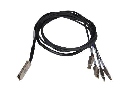 038-003-708 - EMC 2m QSFP to 4HSSDC Fibre Cable