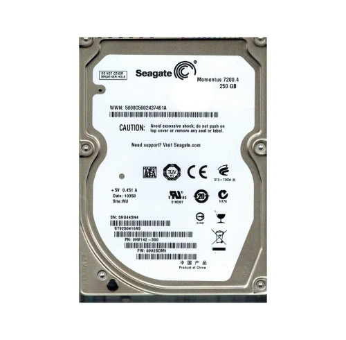 9HV142-300 - Seagate 250GB 7200RPM SATA 3Gb/s 2.5" HDD